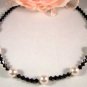 Pearls & Crystals Necklace made with SWAROVSKI ELEMENTS