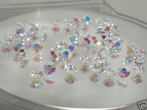 50 5.3mm Clear AB Table Crystals SWAROVSKI ELEMENTS