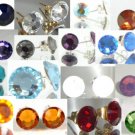 30 Colours 7mm Stud Wedding Bride Party Earrings made with SWAROVSKI ELEMENTS