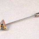 Wedding Party Groom Golden Crystal Cravat Tie Pin made with SWAROVSKI ELEMENTS