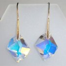 Xmas Wedding Valentine Cosmic Crystal AB Earings made with SWAROVSKI ELEMENTS