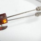 Wedding Groom Chess Copper Crystal Cravat Tie Pin made with SWAROVSKI ELEMENTS