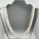 Wedding Bridal Favour Necklace Pearls & Rondelles made with SWAROVSKI ELEMENTS