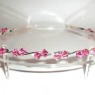 Wedding Bridal Headband Rose Crystal Tiara Prom made with SWAROVSKI ELEMENTS