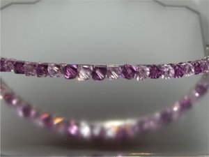 Wedding Bride Headband Ametyst Crystal Tiara Prom made with SWAROVSKI ELEMENTS