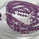 Wedding Bridal Favour Gift Crystal & Heart Necklace made with SWAROVSKI ELEMENTS