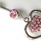 Sale!! Belly Bars Rose Heart Sale!! WOW