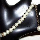 Wedding Crystal Ivory Pearls & Rondelles Bracelet made with SWAROVSKI ELEMENTS