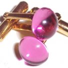 Wedding Groom Gift Cabochon Rose Crystal Cufflinks made with SWAROVSKI ELEMENTS