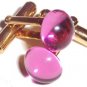 Wedding Groom Gift Cabochon Rose Crystal Cufflinks made with SWAROVSKI ELEMENTS