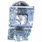 Frame Square Tack Tie Pin made with SWAROVSKI ELEMENTS