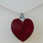 18mm Wedding Gift Crystal Heart Pendant Necklace made with SWAROVSKI ELEMENTS
