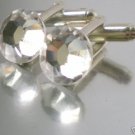 Wedding Groom Usher Best Man Crystal Cufflinks made with SWAROVSKI ELEMENTS