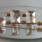 Wedding Cosmic Crystal Cufflinks & Cravat Tie Pin made with SWAROVSKI ELEMENTS