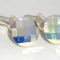 AB Chess Crystal Wedding Groom Gift Usher Cufflinks made with SWAROVSKI ELEMENTS