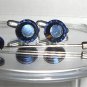 Wedding Montana Crystal Cufflinks & Tie Pin Set made with SWAROVSKI ELEMENTS
