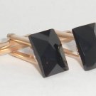 Wedding Cosmic Jet Crystal Groom Usher Cufflinks made with SWAROVSKI ELEMENTS