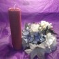 Layered Beeswax Pillar Candle