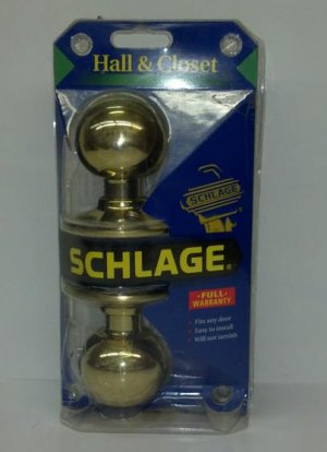 Schlage Doorknob - Hall & Closet