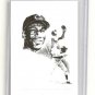 Ernie Banks Chicago Cubs Hand Bonded Magazine Artwork Card 1/1 Plain Back