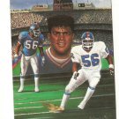 Lawrence Taylor Hand Bonded Artwork Football Card Plain Black Back 1/5 Unique