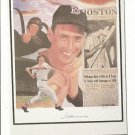 Ted Williams Boston Red Sox Hand Bonded Baseball Card Oddball Plain Back 1991