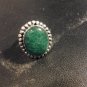 Brand New Beautiful Green Silver Ring Sz 8