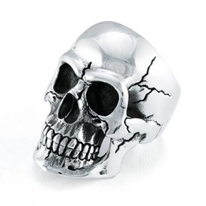 Realistic Skull Ring Available US Size: 7-15
