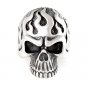 Flame Skull Ring by Silverlgy, available US size: 7-15