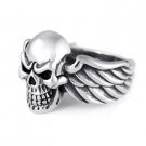 Wings Skull Ring, available US size 7-15