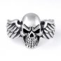 Wings Skull Ring, available US size 7-15