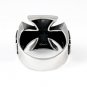 Iron Cross Skull Ring