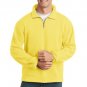 1/4 zip sweatshirt -yellow