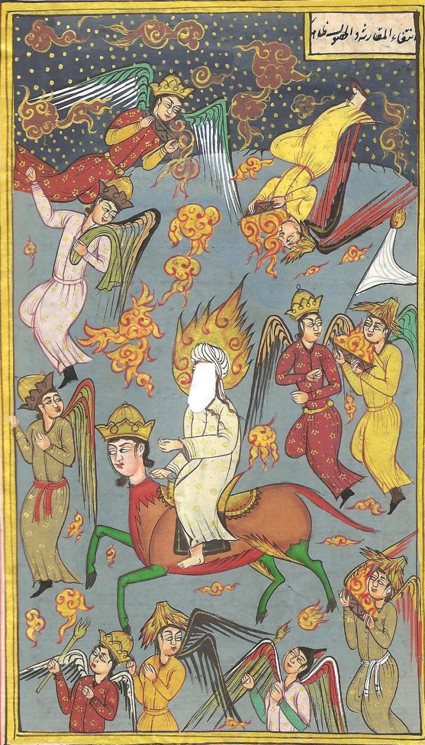 Persian Miniature Painting Handmade Sultan Muhammad Khamsa Of Nizami