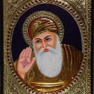 Tanjore Guru Nanak Painting Handmade South India Sikh Thanjavur Relief Art