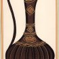 Rajasthani Miniature Art Handmade Surahi Wine Jug Decor Ethnic Paper Painting