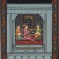 Mughal Handmade Painting Moghul Indian Miniature Harem Folk Watercolor Paper Art