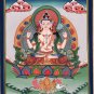 Chenrezig Shadakshari Lokeshvara Buddha Painting Tibetan Thangka Handmade Art