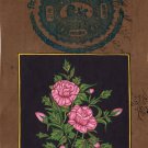 Indian Mughal Rose Flower Miniature Painting Moghul Floral Handmade Decor Art