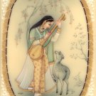 Rajasthan Miniature Todi Ragini Ragamala Art Indian Handmade Ethnic Painting