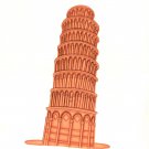Leaning Tower of Pisa Painting Handmade Italian Cathedral Monument Indian Art