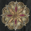 Kolam Embroidery Artwork Handmade Indian Irula Tribe Decor Purse Handicraft