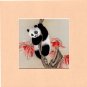 Chinese Silk Embroidery Art Handmade Chinese Giant Panda Bear Decor Handicraft