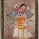 Indian Rajasthan Miniature Art Handmade Ethnic Decor Portrait Marble Painting