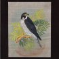 Indian Falcon Miniature Art Handmade Bird of Prey Miniature Nature Painting
