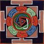 Mandala Meditation Circle Art Handmade Indian Buddha Spiritual Ethnic Painting