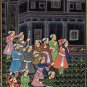 Indo Persian Miniature Rare Art Handmade Islamic Middle Eastern Folk Painting
