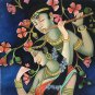 Krishna Radha Hindu Art Indian Deity Oil on Canvas Hand Painted Decor Painting
