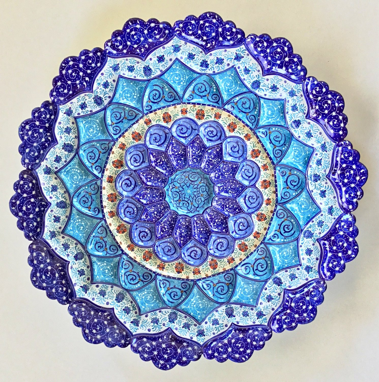 Minakari Iran Art Handmade Ethnic Iranian Floral Enamel Meenakari Handicraft