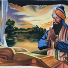 Guru Granth Sahib Gobind Singh Gurgadi Sikh Handmade Painting Sikhism Punjab Art